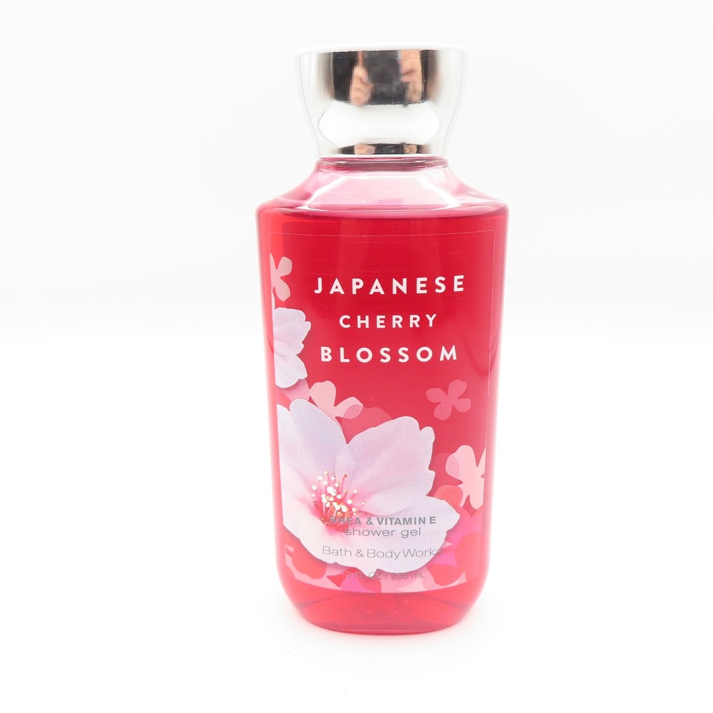 Bath & Body Works Japanese Cherry Blossom Shower Gel Shea Vitamin E 10 fl oz